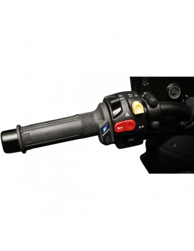 PUÑOS DE MOTO CALEFACTABLES CON REGULADOR EN PUÑO KOSO 130 mm largo