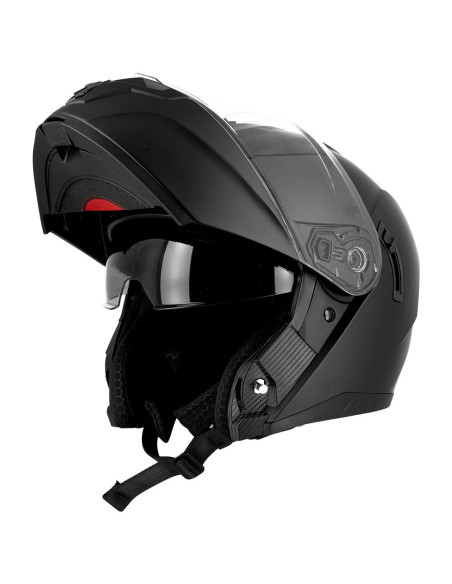 CASCO MODULAR NEGRO MATE