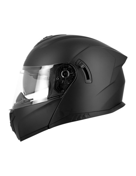 CASCO MODULAR NEGRO MATE