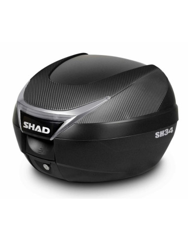 MALETA DE MOTO TRASERA SHAD SH34 CARBONO