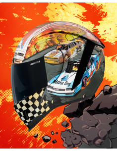 CASCO ICON AIRFORM STROKER NEGRO 2