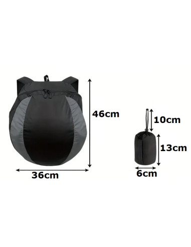 MOCHILA DE CASCO PLEGABLE