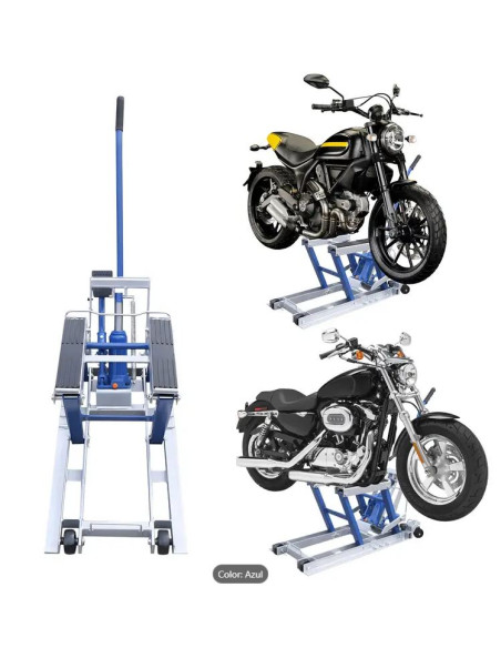 ELEVADOR DE MOTOS CON SOPORTE AL CHASIS 680 KG