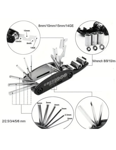 KIT DE HERRAMIENTAS PARA MOTO