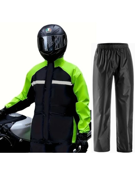 TRAJE DE AGUA CHAQUETA Y PANTALON CHUBASQUERO