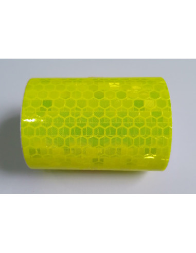 ROLLO DE ADHESIVO REFLECTANTE AMARILLO FLUOR