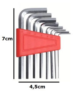 LLAVES ALLEN MÉTRICAS BRAZO CORTO 2