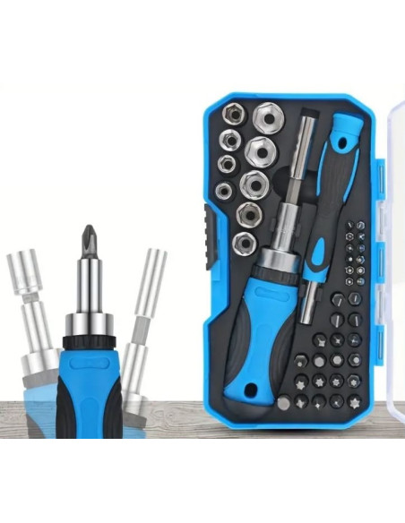 CAJA DE HERRAMIENTAS 44 PIEZAS