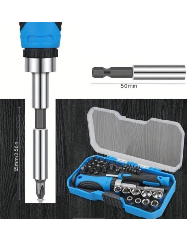 CAJA DE HERRAMIENTAS 44 PIEZAS