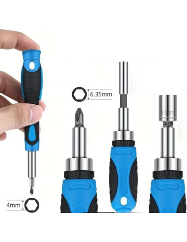 CAJA DE HERRAMIENTAS 44 PIEZAS