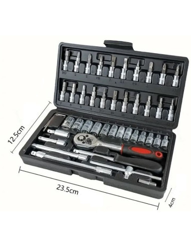 CAJA DE HERRAMIENTAS 46 PIEZAS