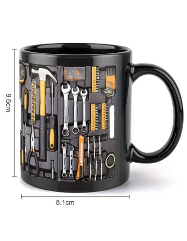 TAZA DE CERÁMICA DE HERRAMIENTAS