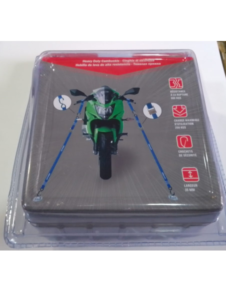 CORREAS DE SUJECIÓN PARA MOTOS O EQUIPAJE - 500 KG