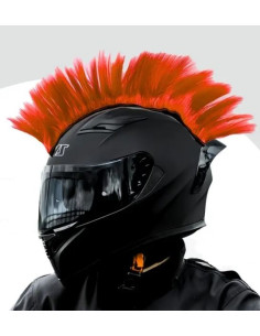 CRESTA CASCO MOTO ROJA