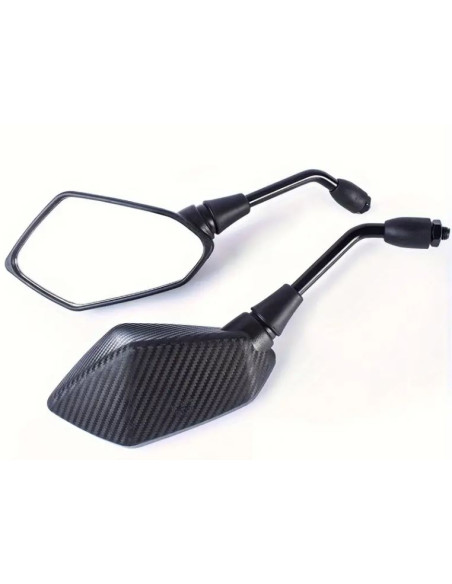 PAR DE ESPEJOS RETROVISORES EFECTO CARBONO