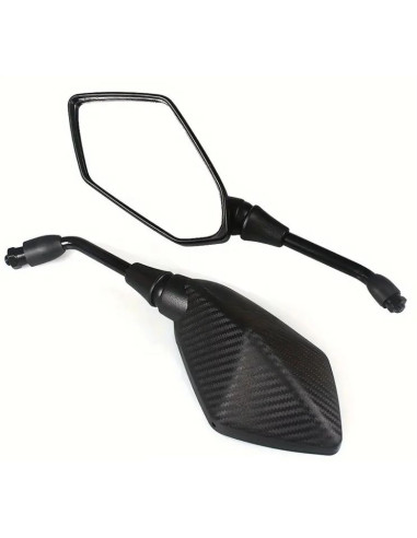 PAR DE ESPEJOS RETROVISORES EFECTO CARBONO