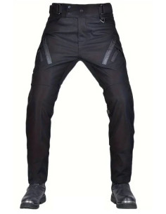 PANTALÓN DE MOTO NEGRO CON PROTECCIONES