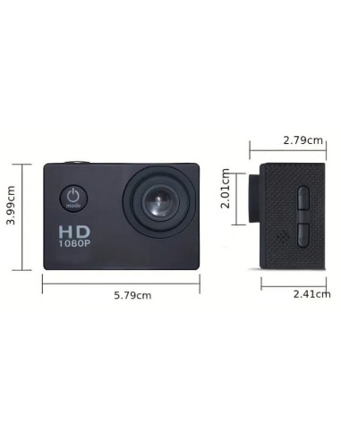 CÁMARA ACCIÓN FULL HD 1080P