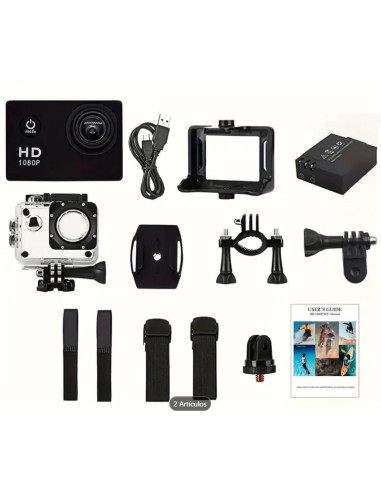 CÁMARA ACCIÓN FULL HD 1080P