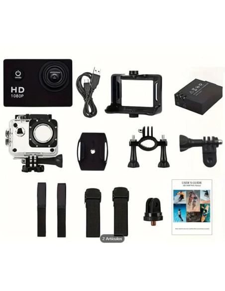 CÁMARA ACCIÓN FULL HD 1080P