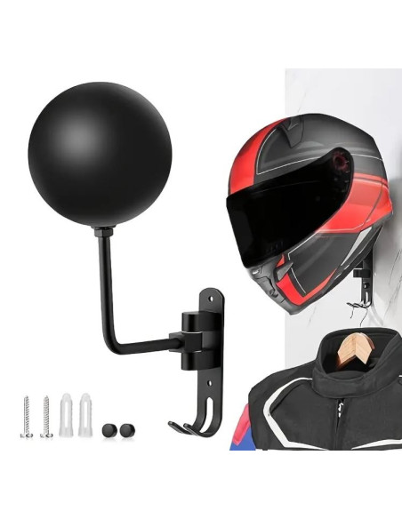 PERCHERO DE MOTO PARA CASCO Y CAZADORA