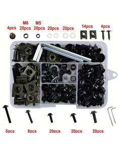 TORNILLOS CARENADO Y CARROCERIA DE MOTO