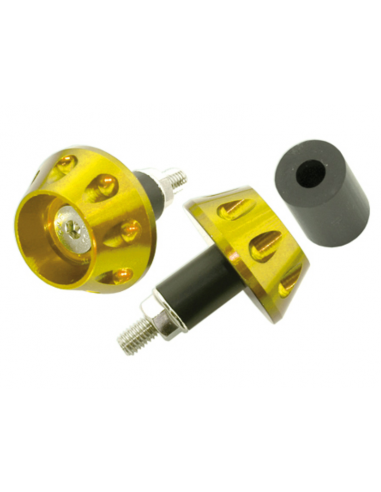 CONTRAPESOS DE MANILLAR DE MOTO DORADOS