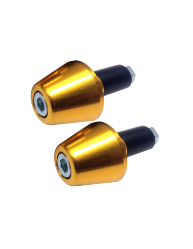 CONTRAPESOS DE MANILLAR DE MOTO DORADOS