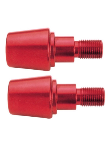 CONTRAPESOS DE MANILLAR DE MOTO ROJO YAMAHA TZR50 2007 Y 2008