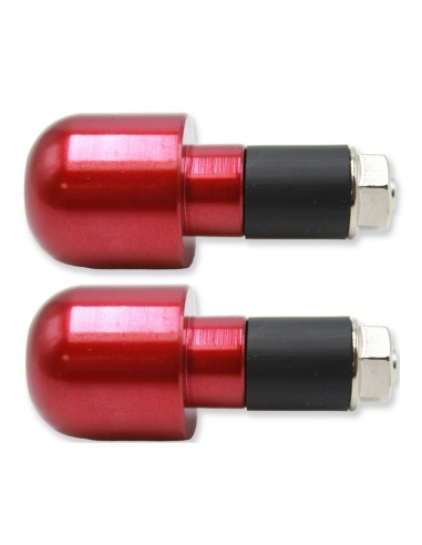 CONTRAPESOS DE MANILLAR DE MOTO ROJOS 17mm y...