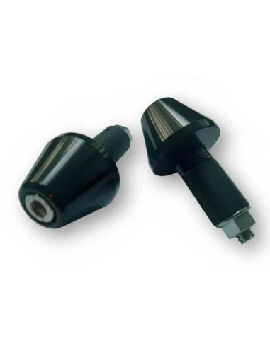 CONTRAPESOS DE MANILLAR DE MOTO NEGROS 13,5mm