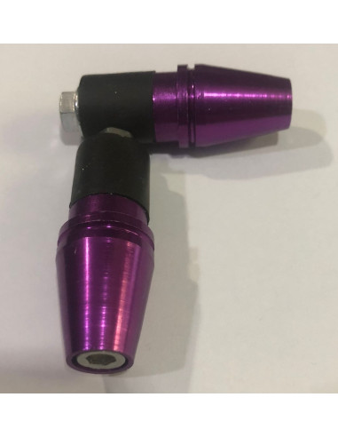 CONTRAPESOS DE MANILLAR DE MOTO PURPURA 17mm y 17,5mm