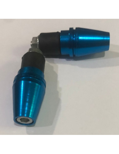 CONTRAPESOS DE MANILLAR DE MOTO AZUL 17mm y 17,5mm