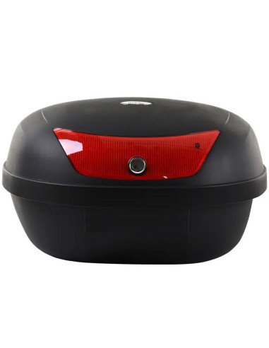 MALETA DE MOTO 52 LITROS TRASERA BASIC TULIPA ROJA