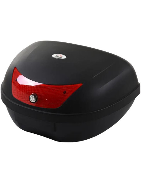 MALETA DE MOTO 52 LITROS TRASERA BASIC TULIPA ROJA