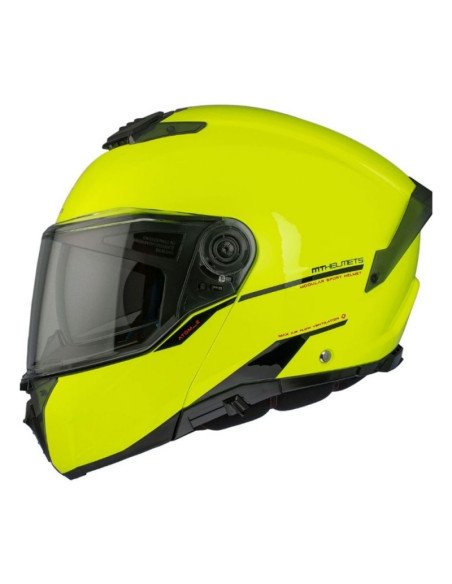 CASCO MODULAR MT ATOM 2 SV SOLID AMARILLO FLUOR BRILLO