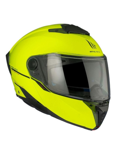 CASCO MODULAR MT ATOM 2 SV SOLID AMARILLO FLUOR BRILLO