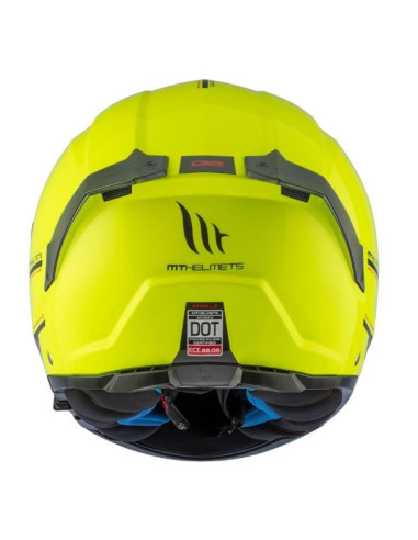 CASCO MODULAR MT ATOM 2 SV SOLID AMARILLO FLUOR BRILLO