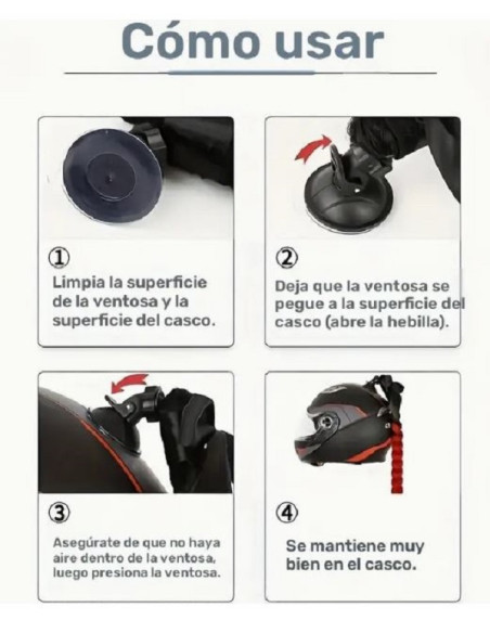 TRENZA PARA CASCO DE MOTO