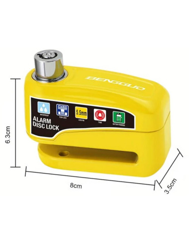 ANTIRROBO DE DISCO CON ALARMA