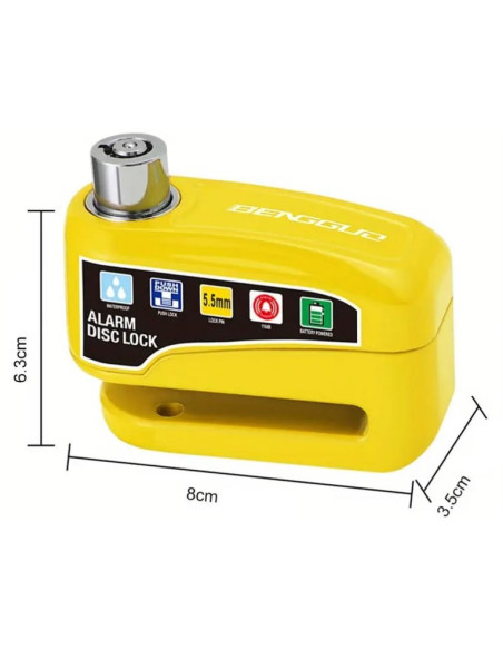 ANTIRROBO DE DISCO CON ALARMA