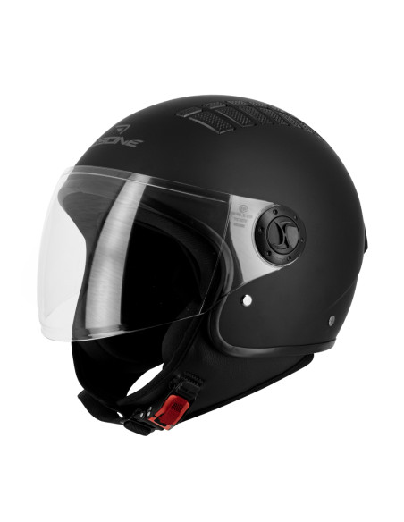 CASCO JET NEGRO MATE