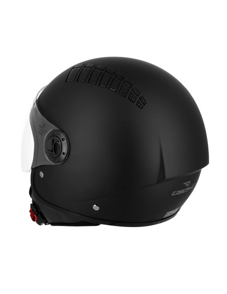 CASCO JET NEGRO MATE