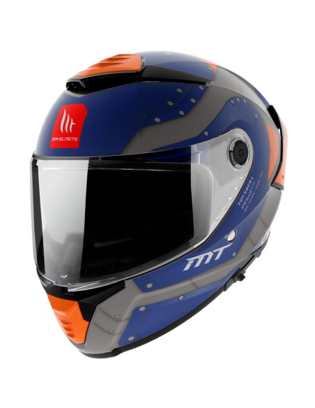 CASCO MT THUNDER 4 SV CHEEP AZUL MATE