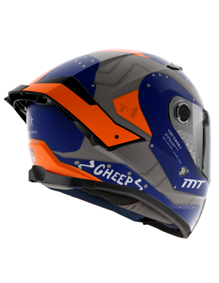 CASCO MT THUNDER 4 SV CHEEP AZUL MATE