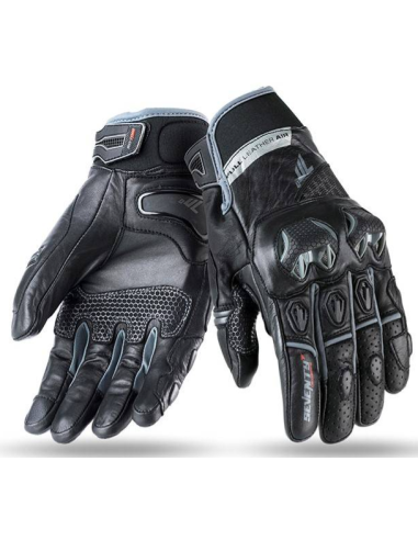 GUANTES DE MOTO VERANO SD-N32 NEGRO/GRIS