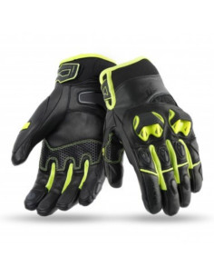 GUANTES DE MOTO VERANO SD-N32 NEGRO/FLUOR