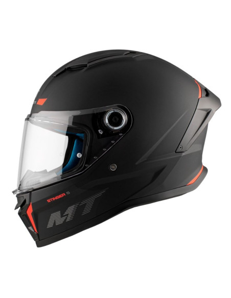 CASCO DE MOTO STINGER 2 SOLID A1 NEGRO