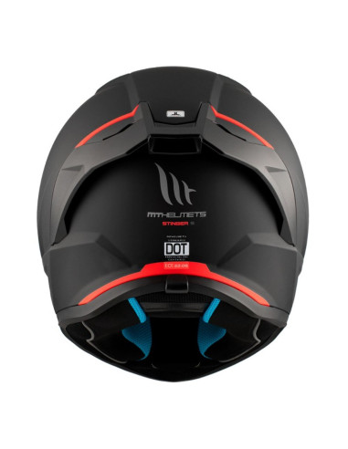 CASCO DE MOTO STINGER 2 SOLID A1 NEGRO