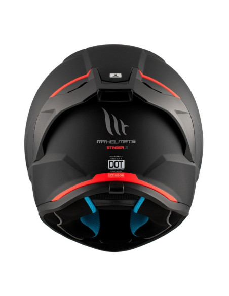 CASCO DE MOTO STINGER 2 SOLID A1 NEGRO